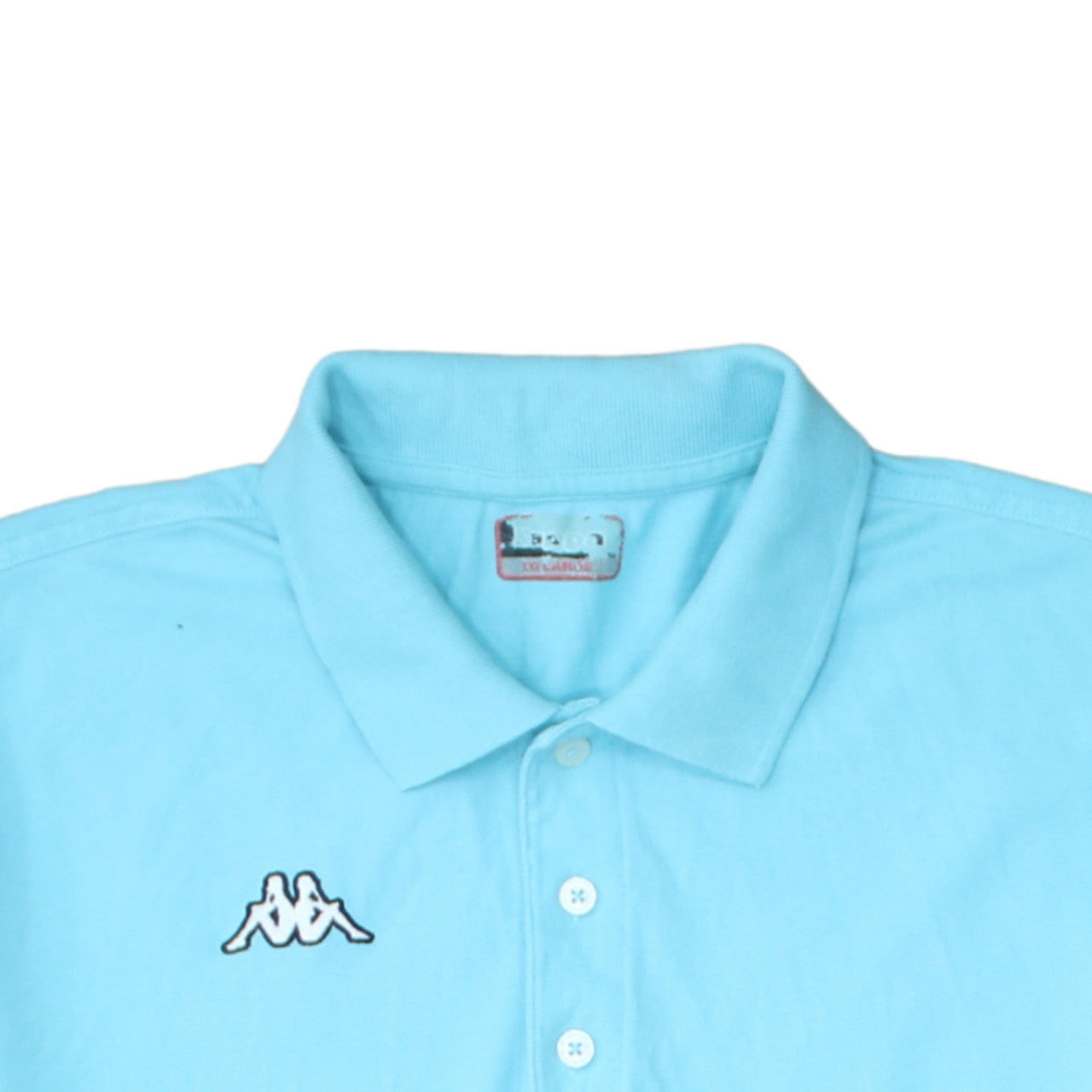 Kappa Men’s Blue 3XL Cotton Logo Polo Shirt