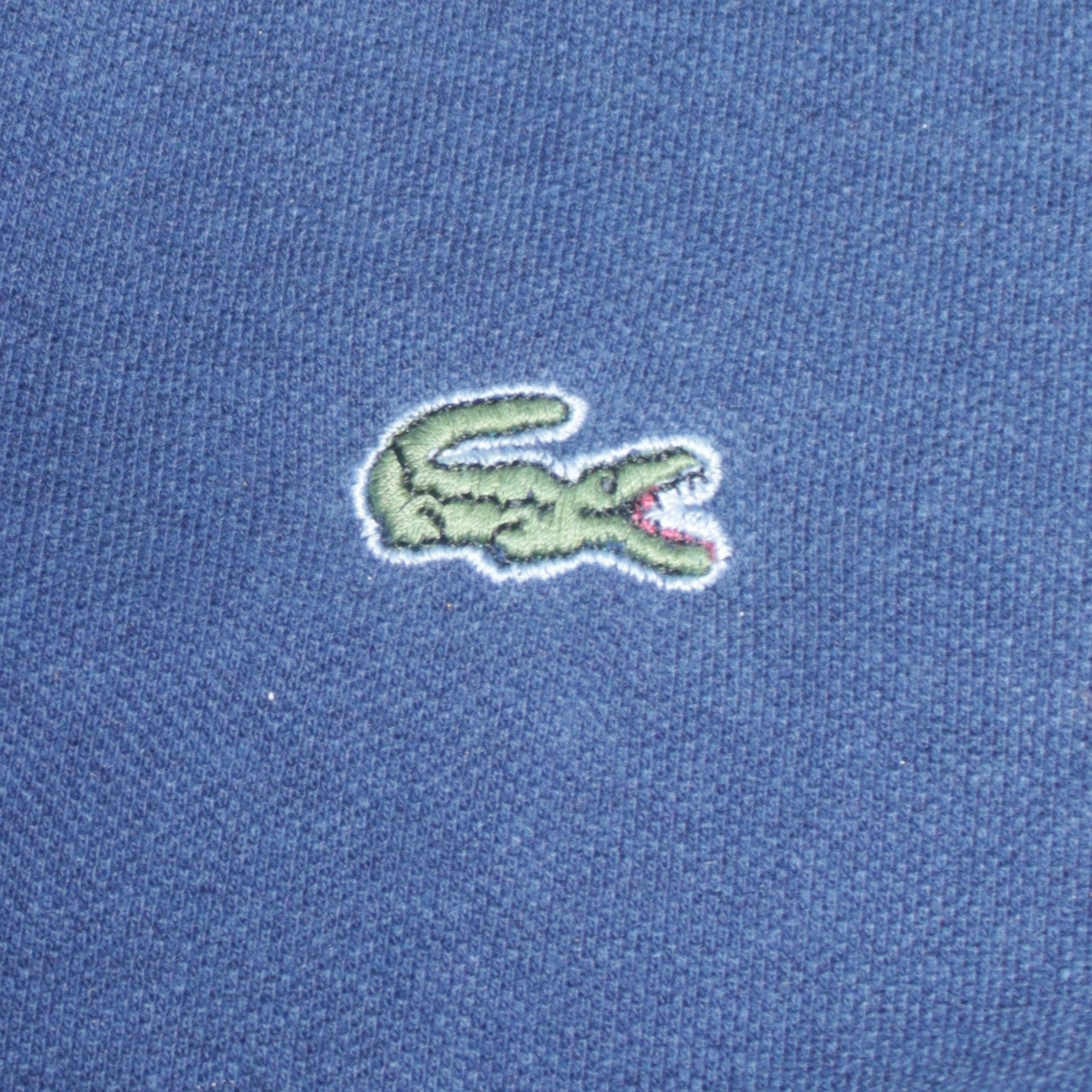 Lacoste Men's Blue Cotton Short Sleeve Polo Shirt L