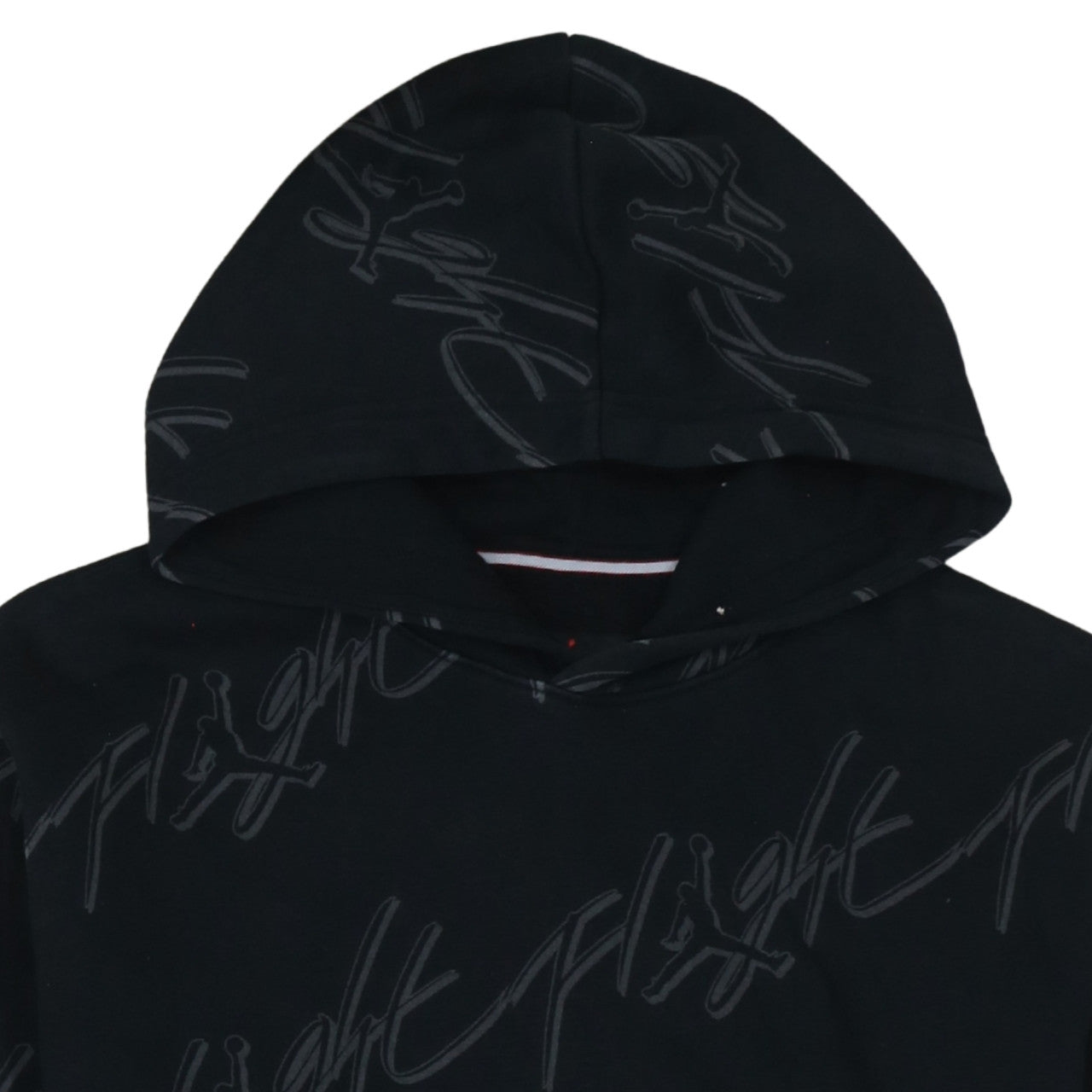 Jordan Men's Black Flight Logo Pullover Hoodie Size M