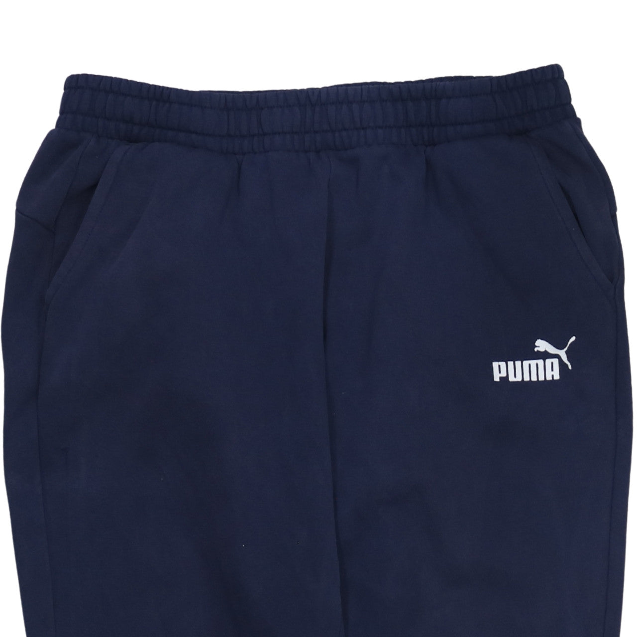 Puma Men Blue XL Sweatpants Elastic Waist Fleece Joggers