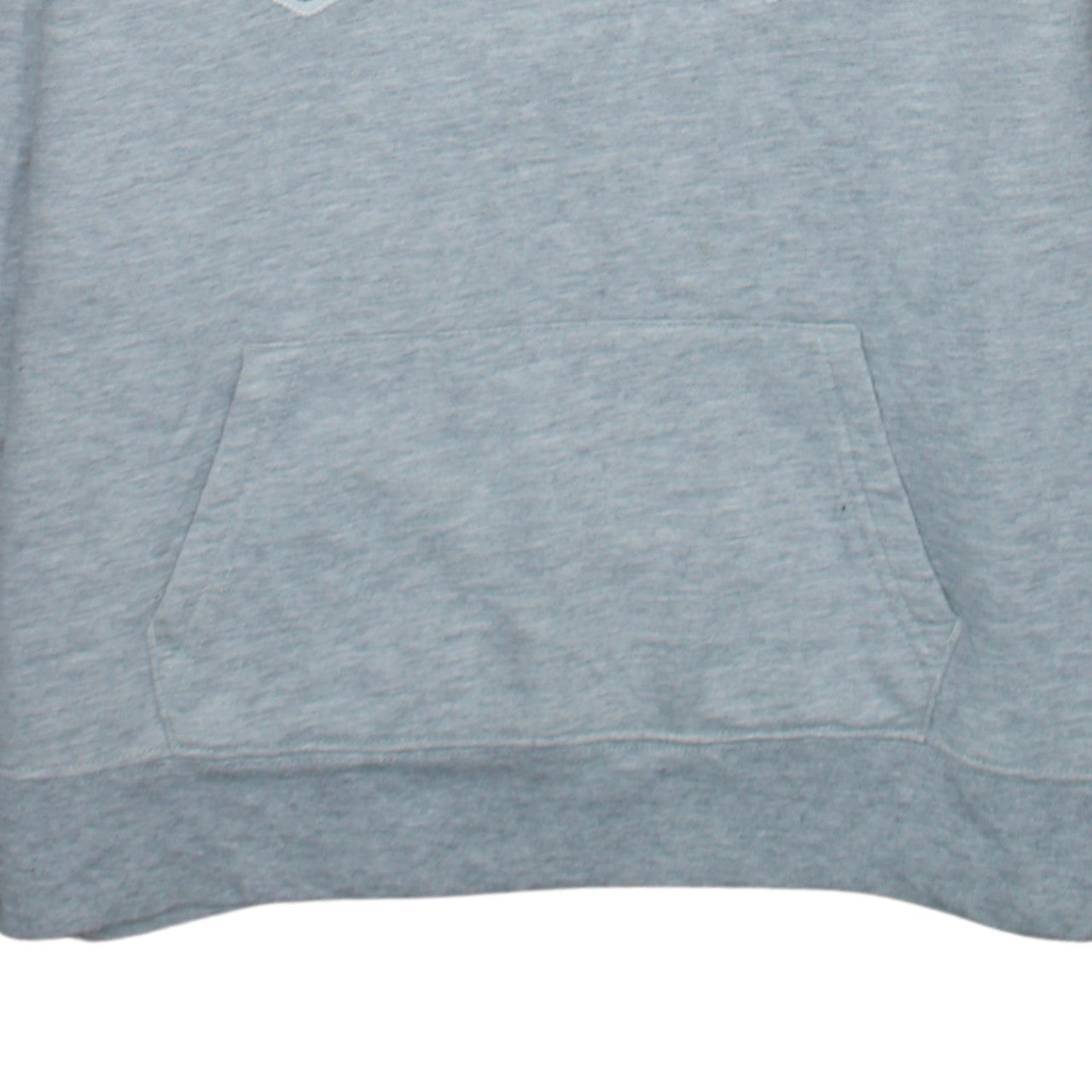 GAP Women Grey Pullover Hoodie L Logo Cotton Blend Casual