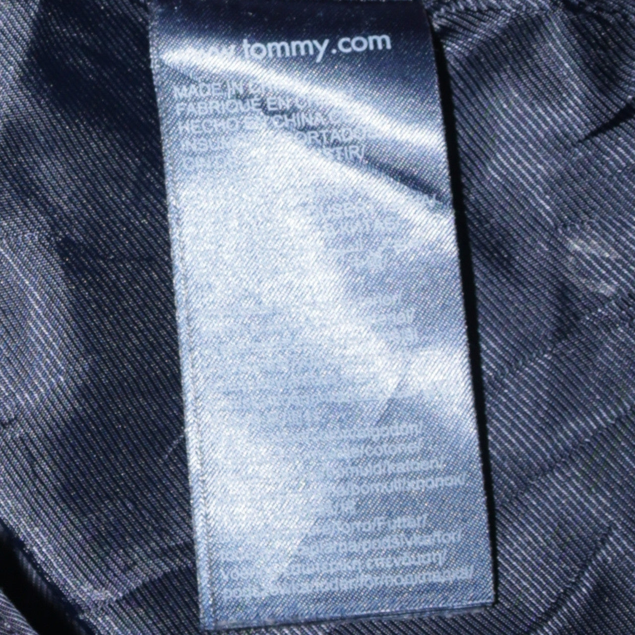 Tommy Hilfiger Womens Blue Long Trench Coat Size M