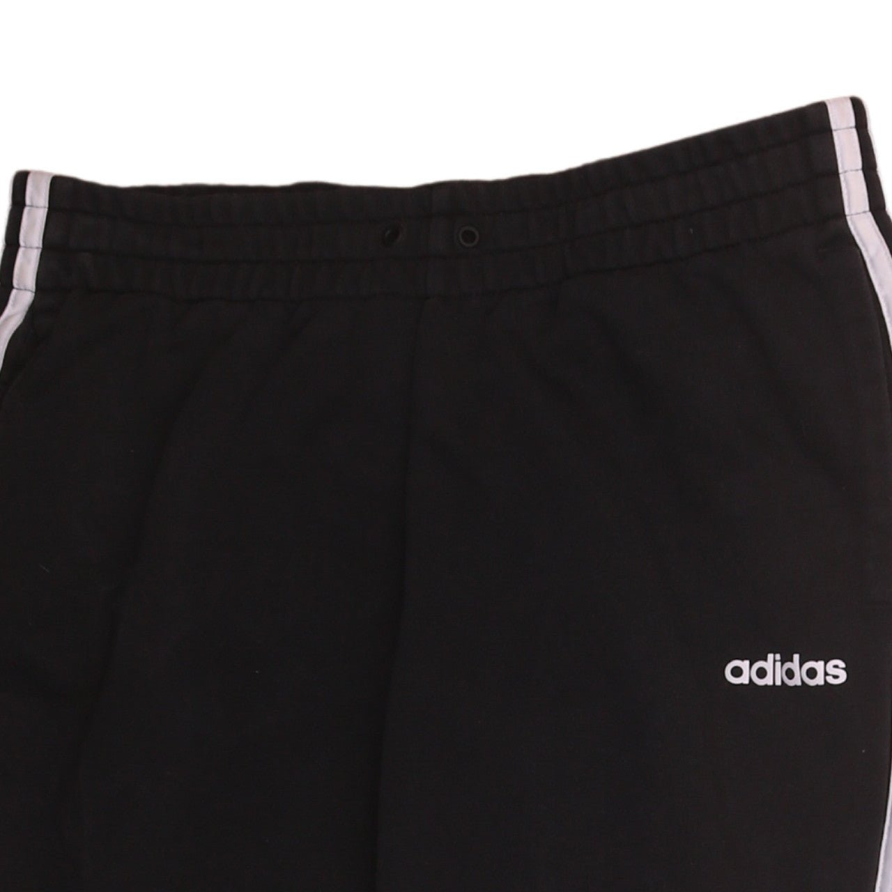 Adidas Womens Black 12-14 Jogger Sweatpants Elastic Waist