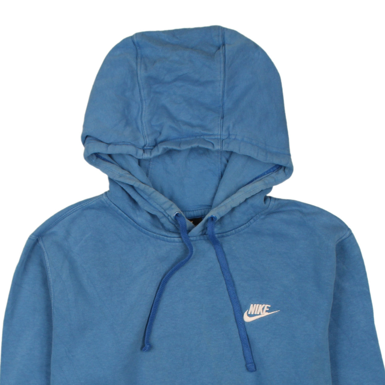 Nike Men's Blue Pullover Hoodie Medium Fleece Sportswear