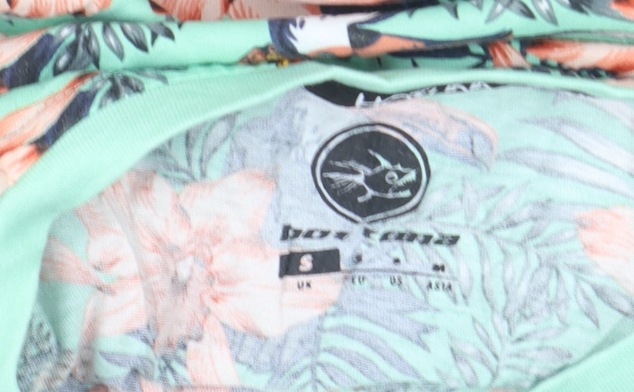 Hot Tuna Men's Multicoloured Tropical Floral T-Shirt Size S