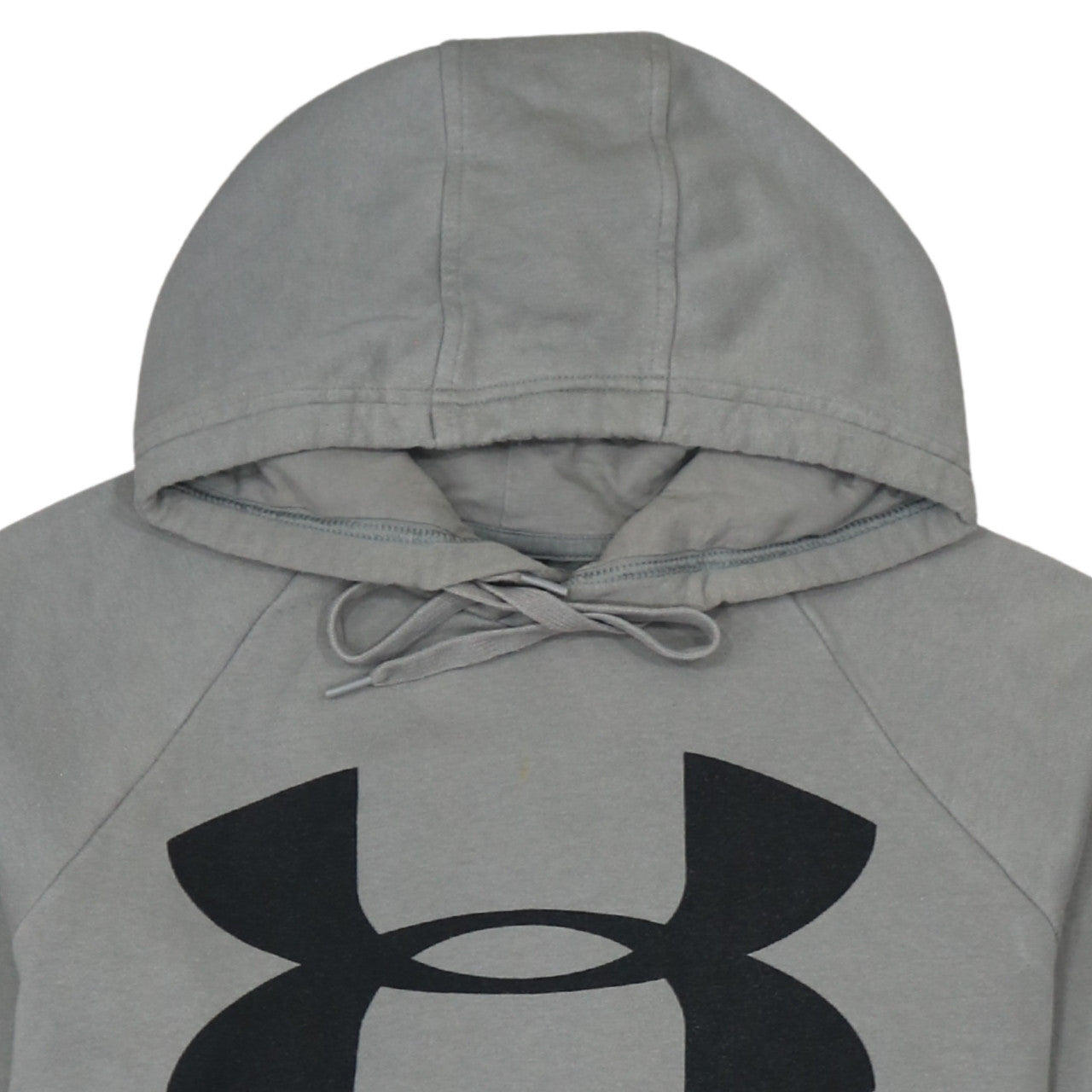 Under Armour Men's Grey Pullover Hoodie Small Logo Sportswear