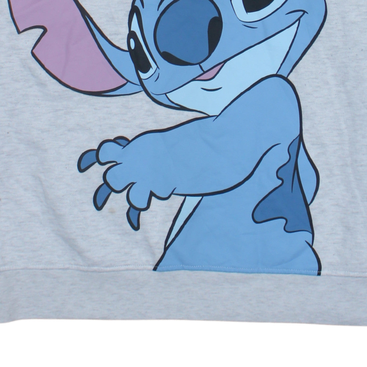 Disney Primark Women’s Grey Stitch Sweatshirt L Pullover Crew Neck
