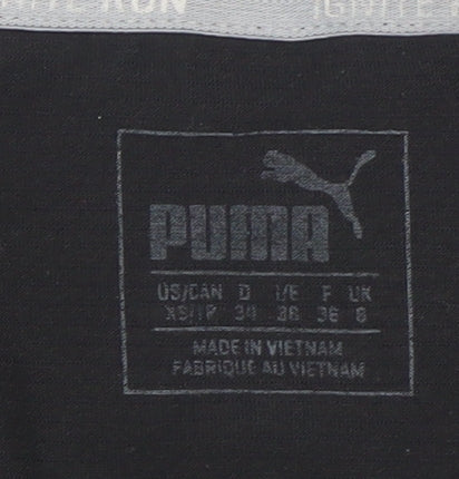 Puma Mens Black Drycell Athletic Fit Short Sleeve T-Shirt Size L