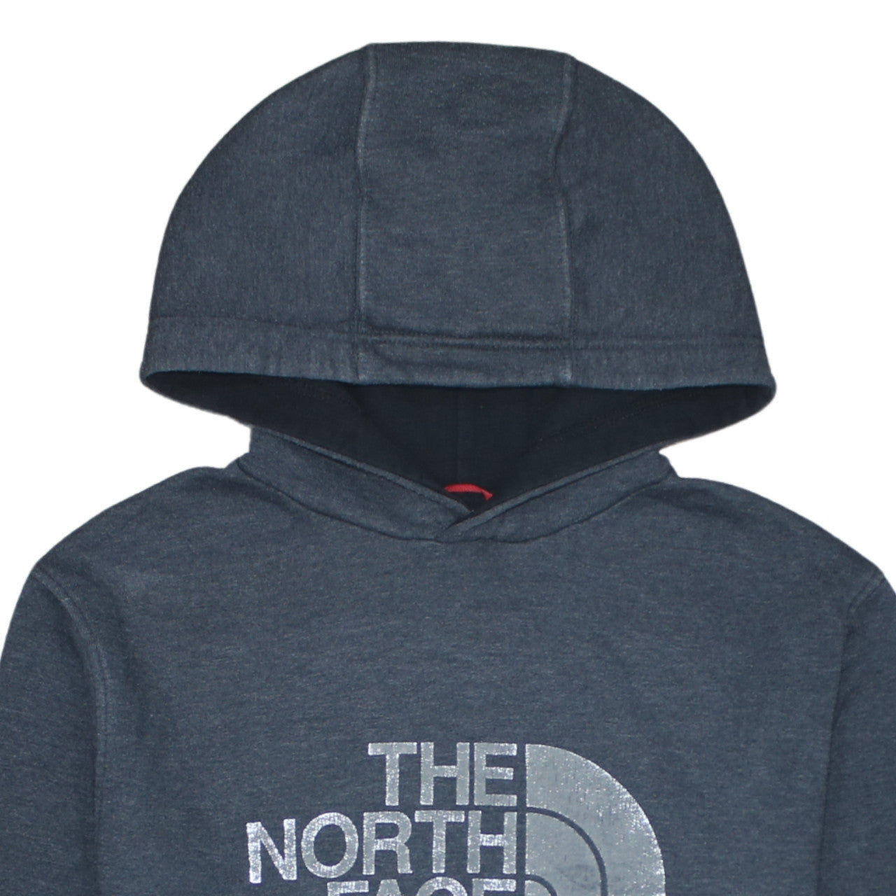 The North Face Men's Blue Pullover Hoodie Small Logo Fleece Sweatshirt