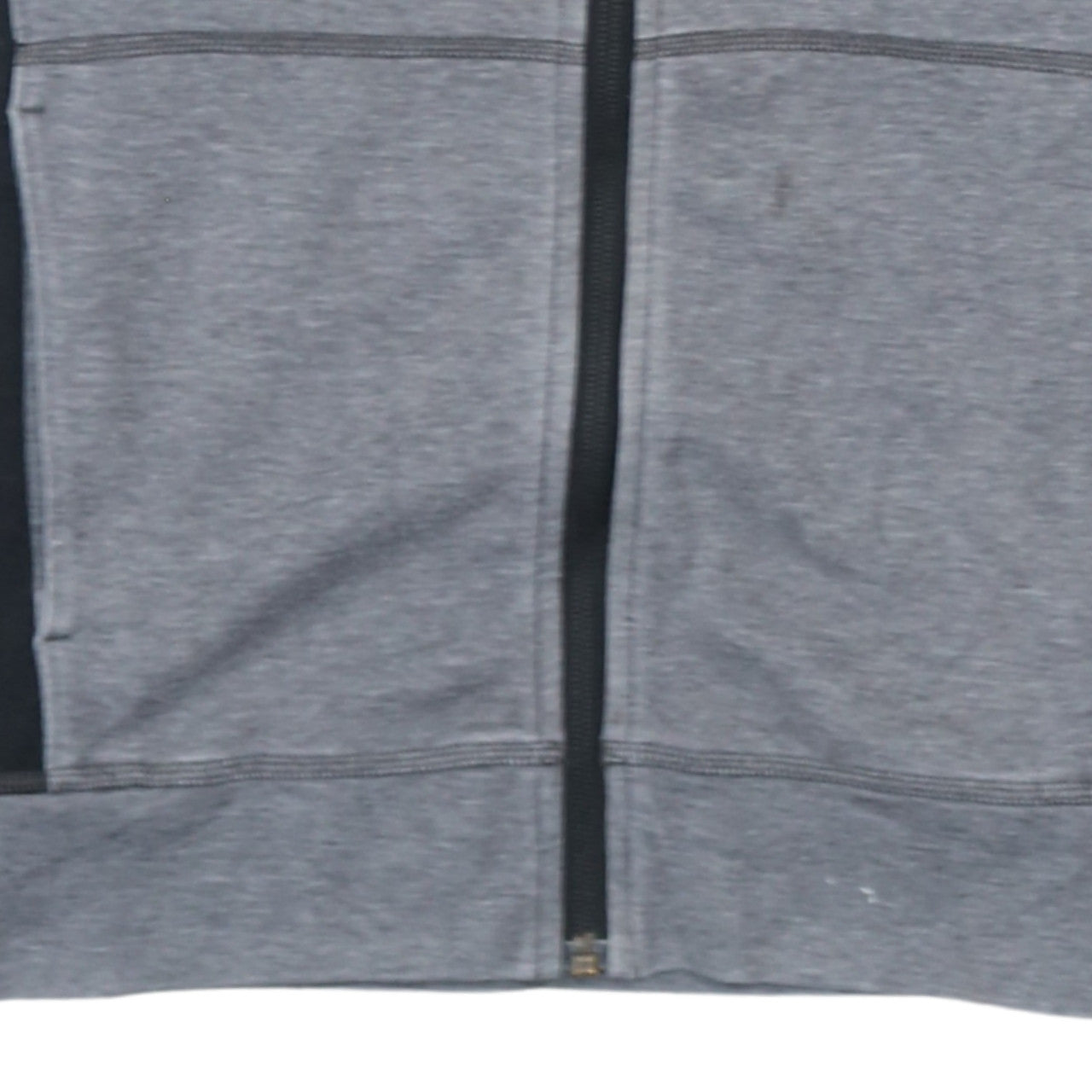 The North Face Boys Grey Full Zip Hoodie Size L Jersey Cotton Blend