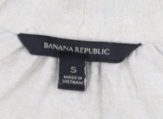 Banana Republic Women’s Beige Cardigan S Lightweight Long Sleeve Knit