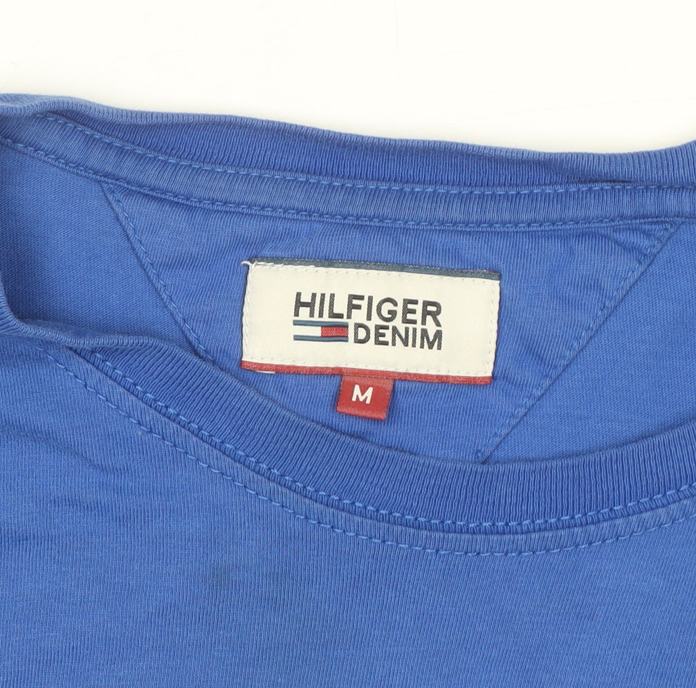 Tommy Hilfiger Denim Men's Blue Crew Neck Short Sleeve T-Shirt M