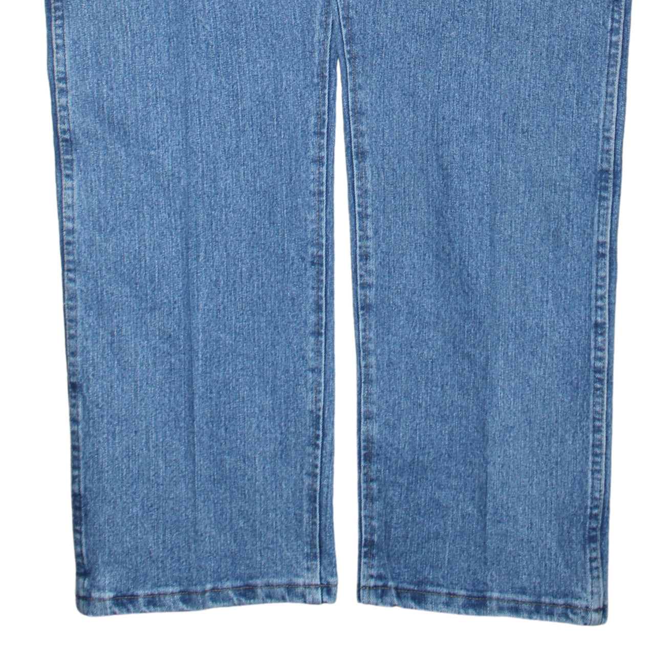 Wrangler Men's Blue 42x32 Regular Fit Straight Denim Jeans