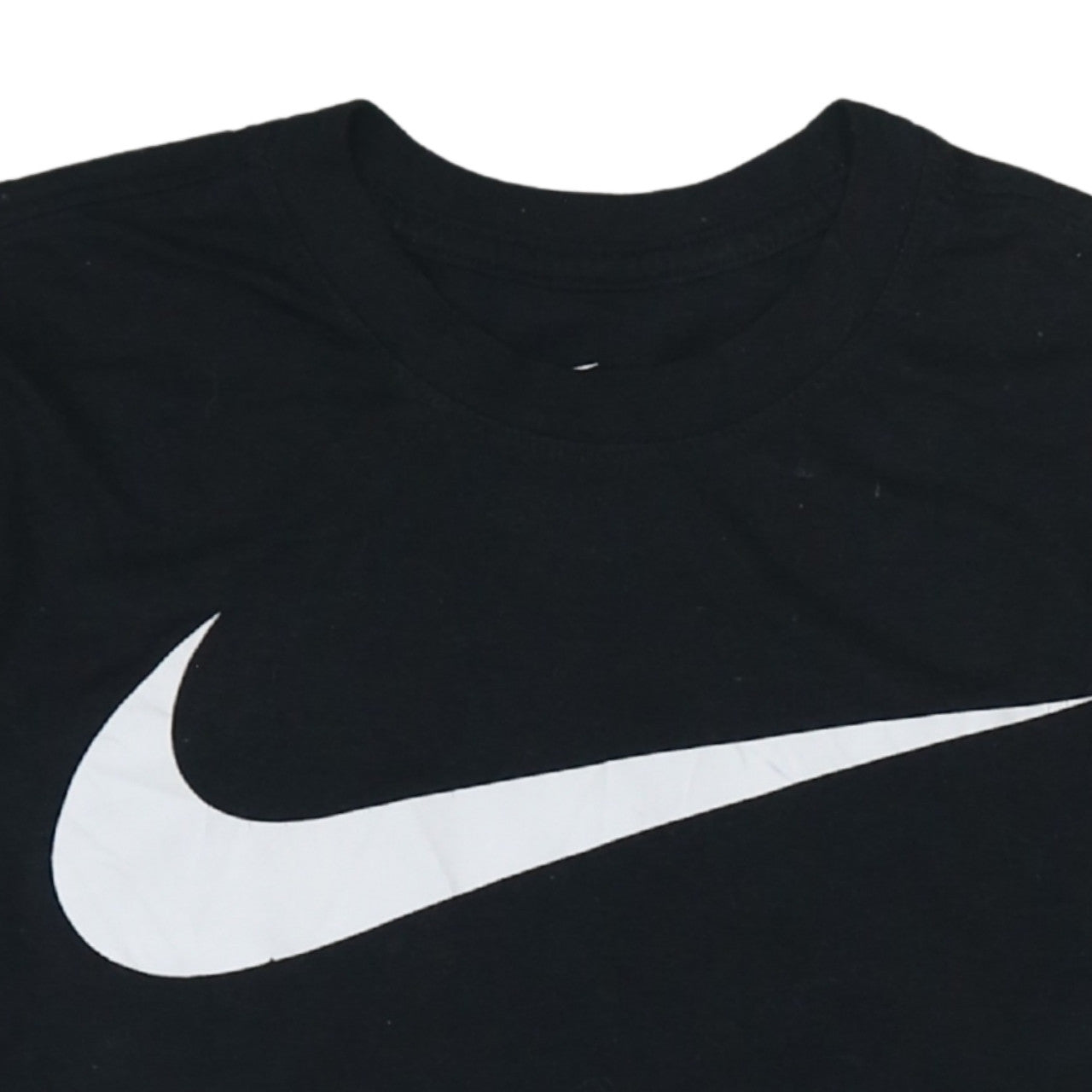 Nike Men's Black Athlete Dri-FIT Logo Short Sleeve Sports T-Shirt Size S