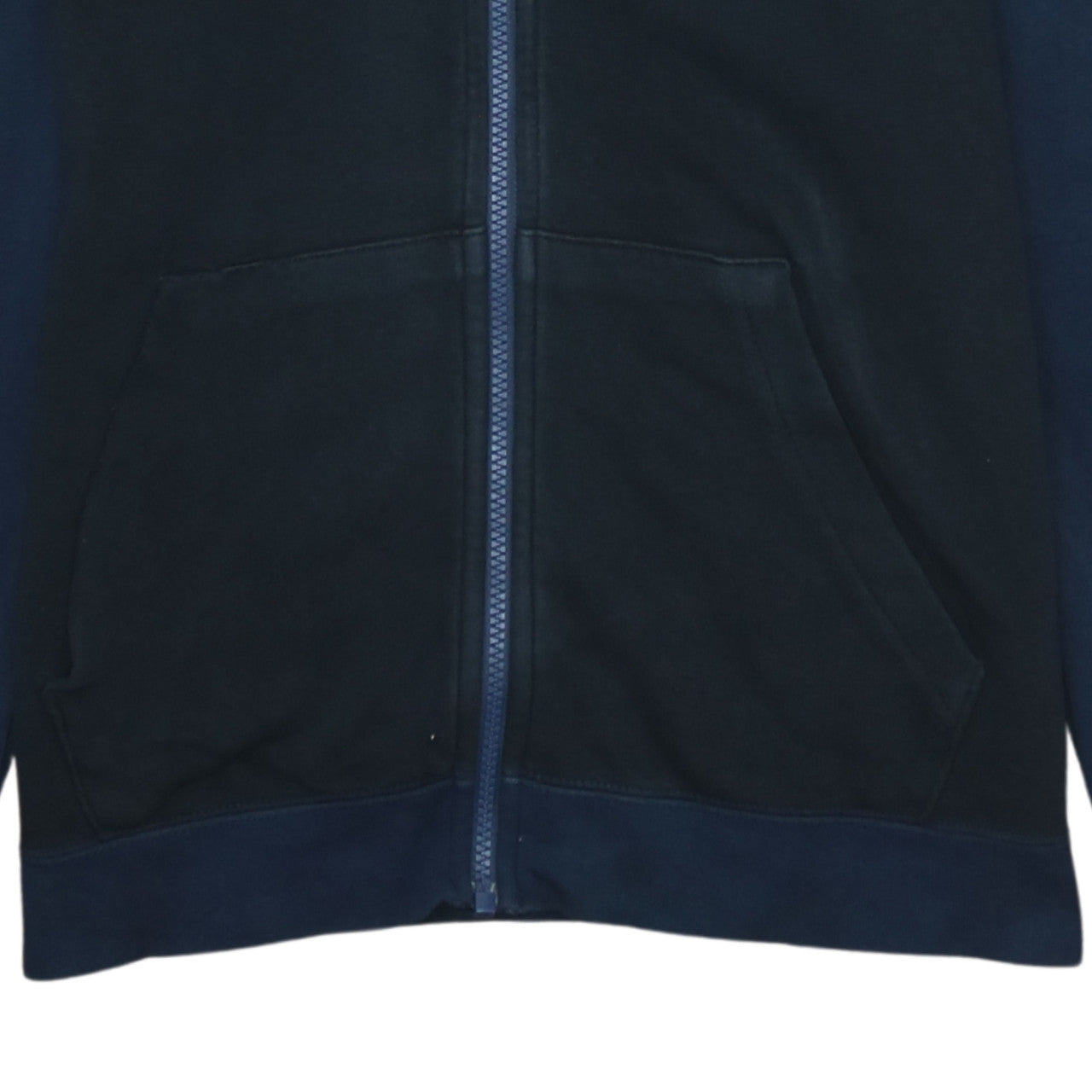 Nike Boys Blue Full Zip Hoodie Size L 147-158cm Cotton Blend