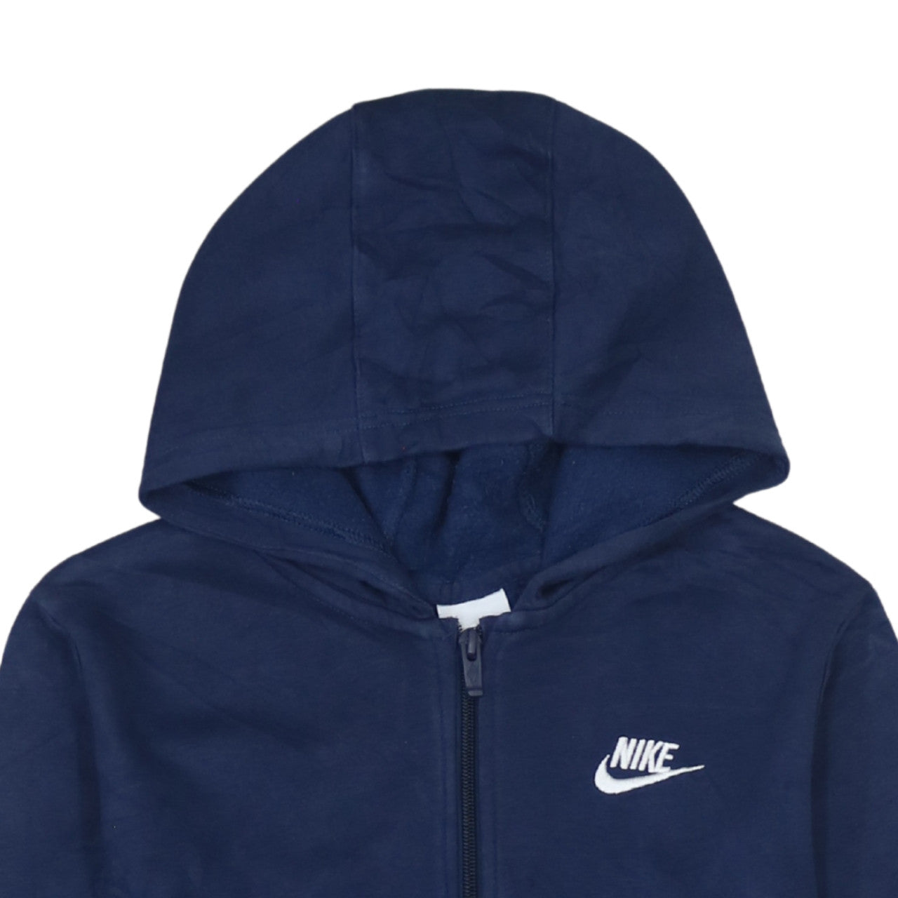 Nike Boys Navy Blue Full Zip Hoodie XL 158-170cm Hooded Sweatshirt