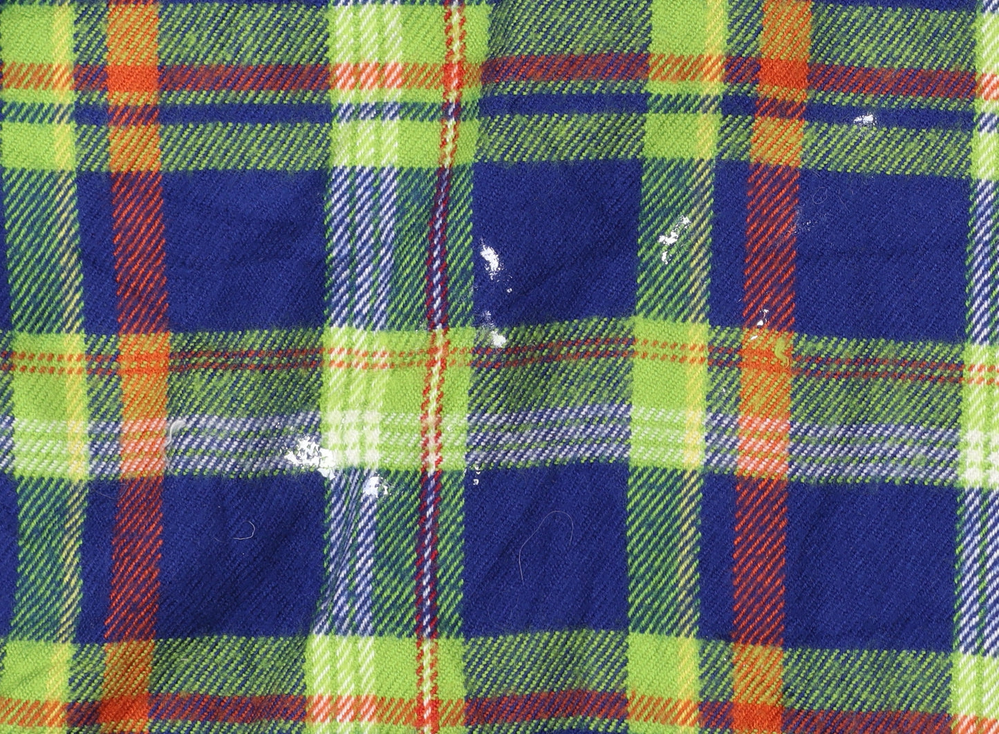 Palmetto's Men's Multicoloured Plaid Acrylic Flannel Zip Shirt S