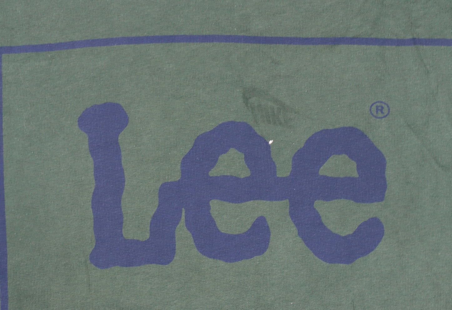 Lee Men’s Green Logo Pullover Sweatshirt Size M