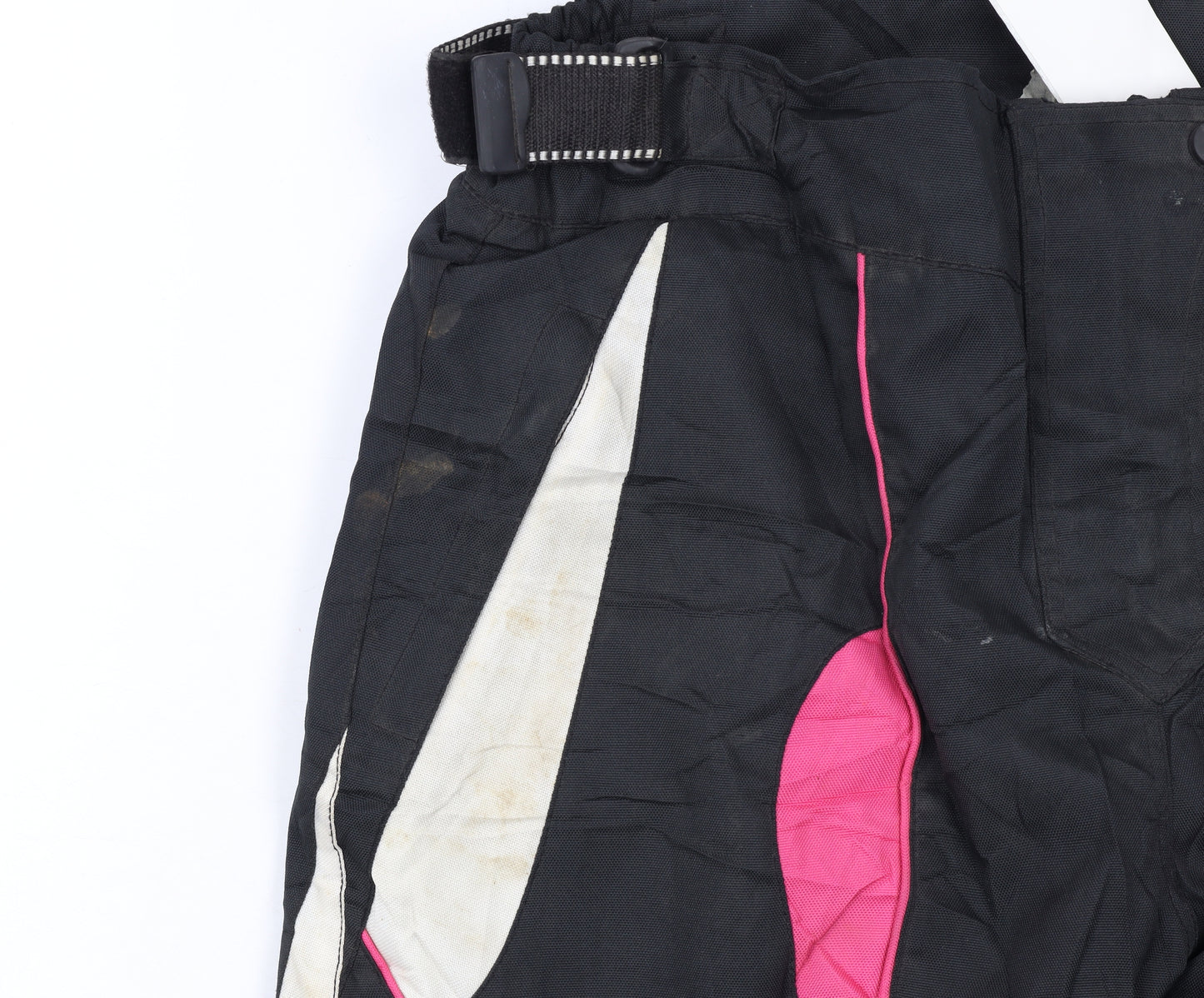 Turin Women’s Black Motorcycle Snow Pants Size 18 Waterproof Cordura
