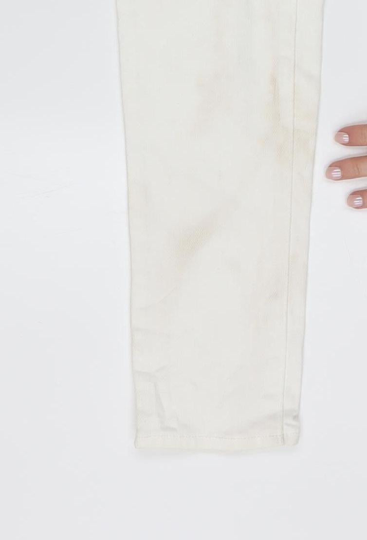 Levi's Women's White 711 Skinny Mid-Rise Jeans Size 28