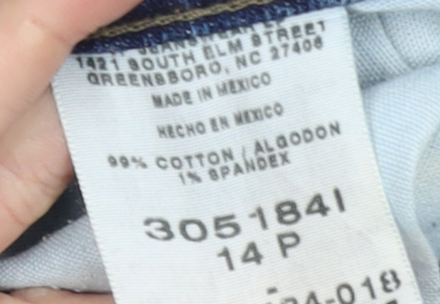 Lee Women’s Blue Relaxed Straight Leg Petite Jeans Size 14