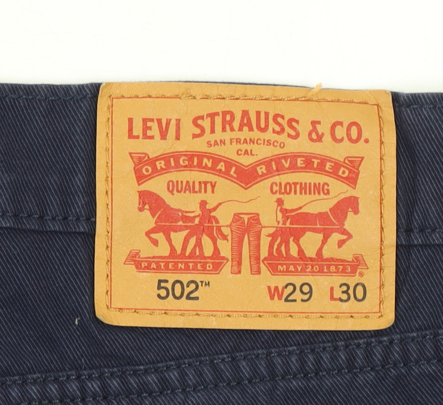 Levi's 502 Men's Blue Regular Fit Denim Jeans W29 L30