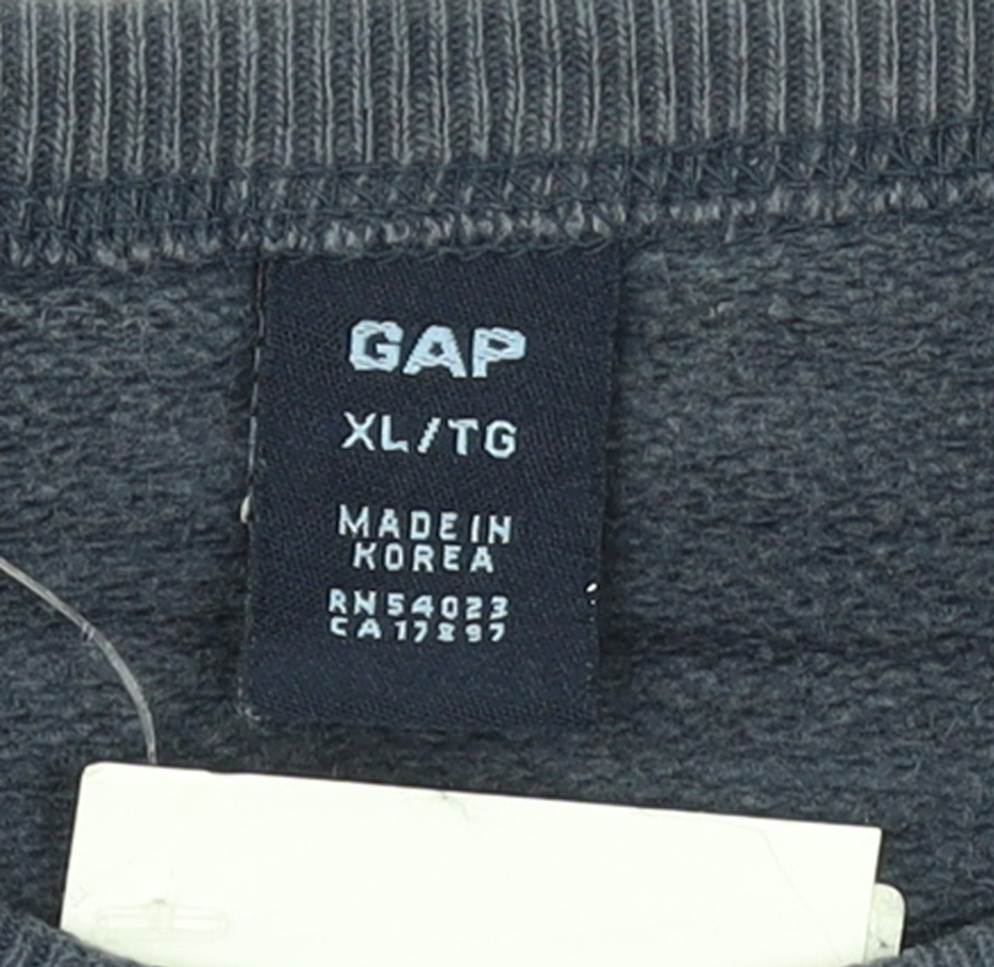 GAP Men’s Blue Pullover Sweatshirt XL Crew Neck Fleece