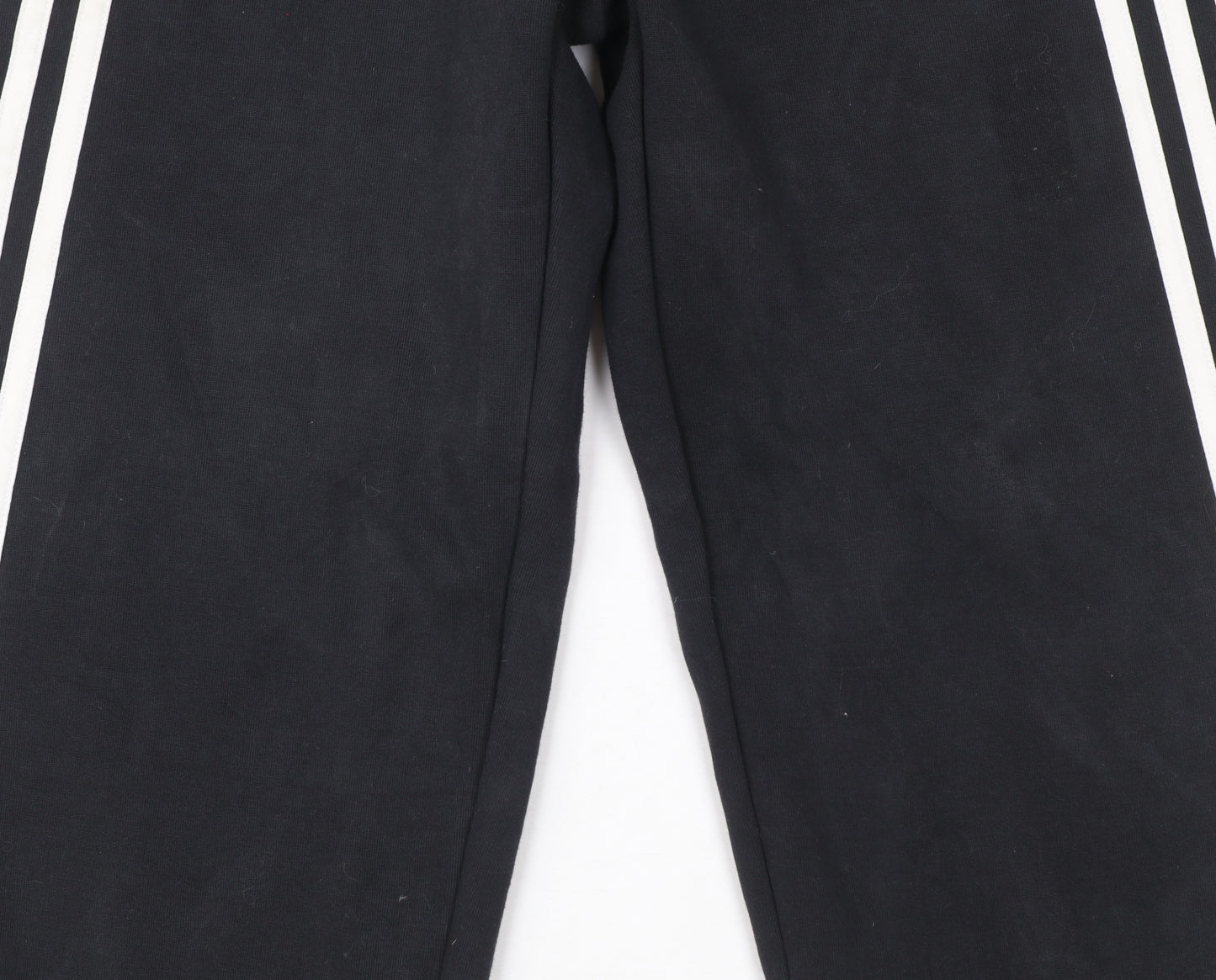 Adidas Women’s Black Jogger Trousers S with White Stripes