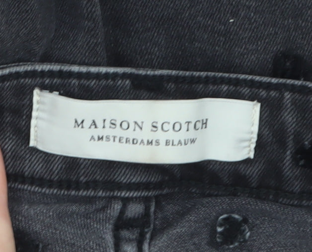 Maison Scotch Women's Grey Polka Dot Skinny Jeans Size 26