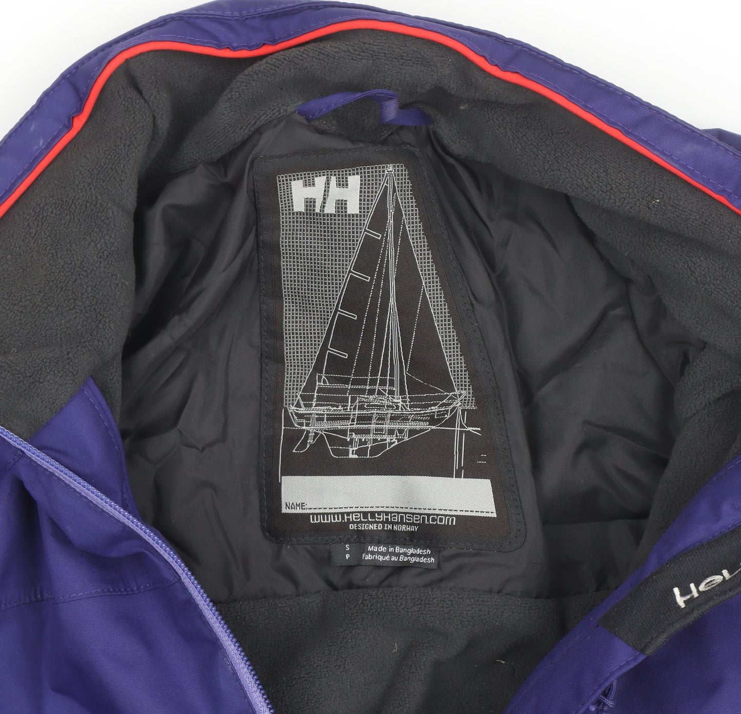Helly Hansen Womens Purple Waterproof Windbreaker Jacket S
