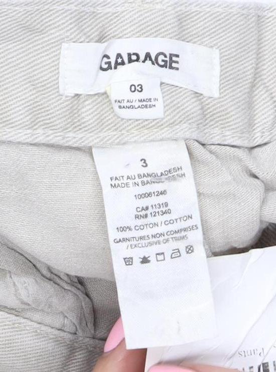 Garage Womens Beige Cargo Trousers Size 6 Cotton Straight Leg