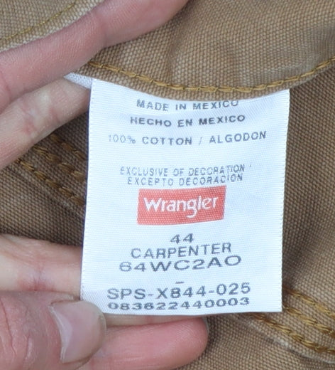 Wrangler Men’s Beige Cotton Cargo Shorts Size 44 Workwear