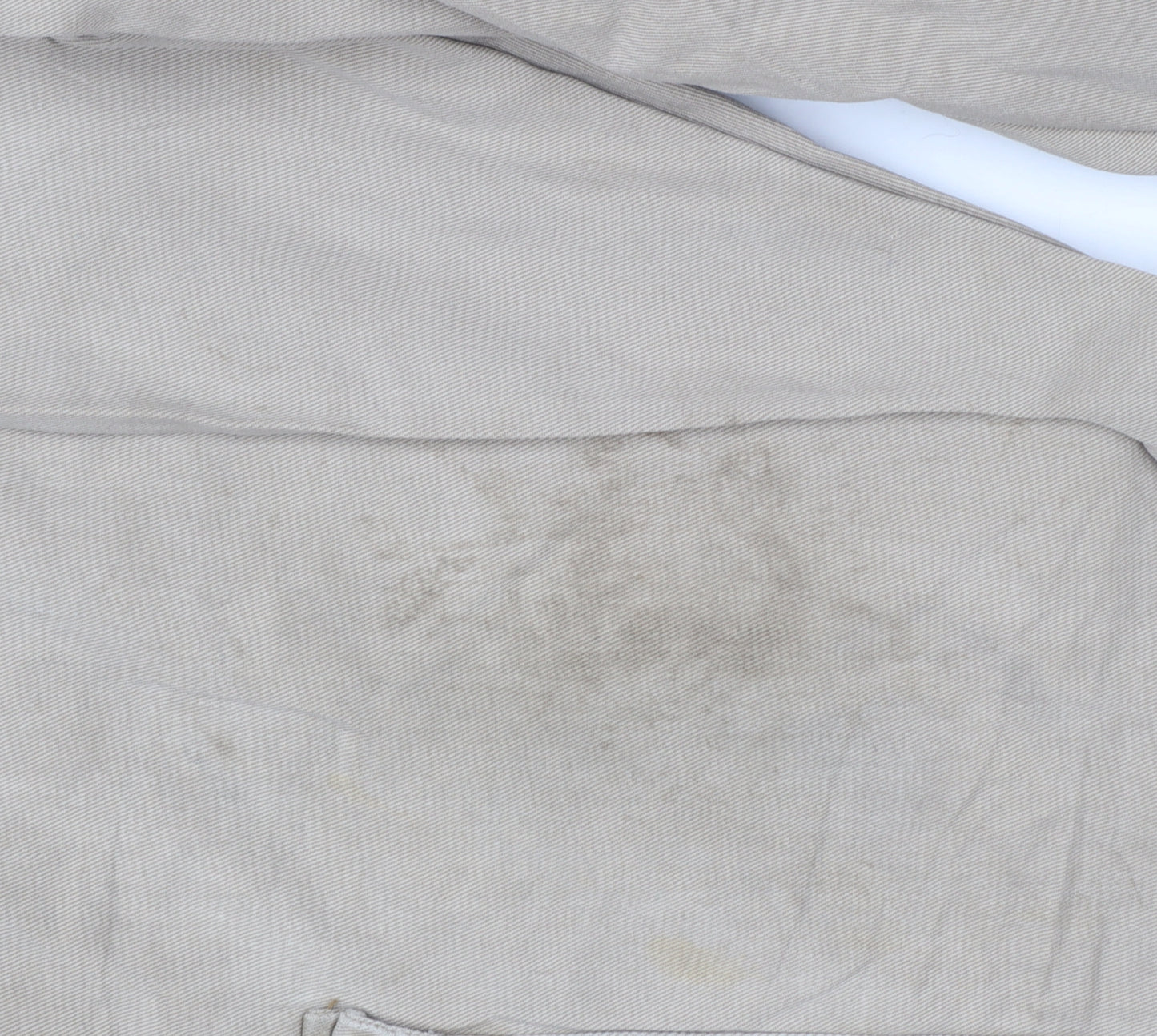 Wrangler Men's Beige Cargo Trousers 36x30 Relaxed Fit Cotton