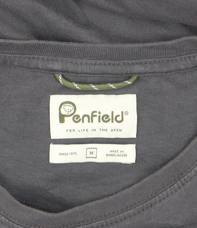 Penfield Men's Grey Cotton Crew Neck Short Sleeve T-Shirt Size M