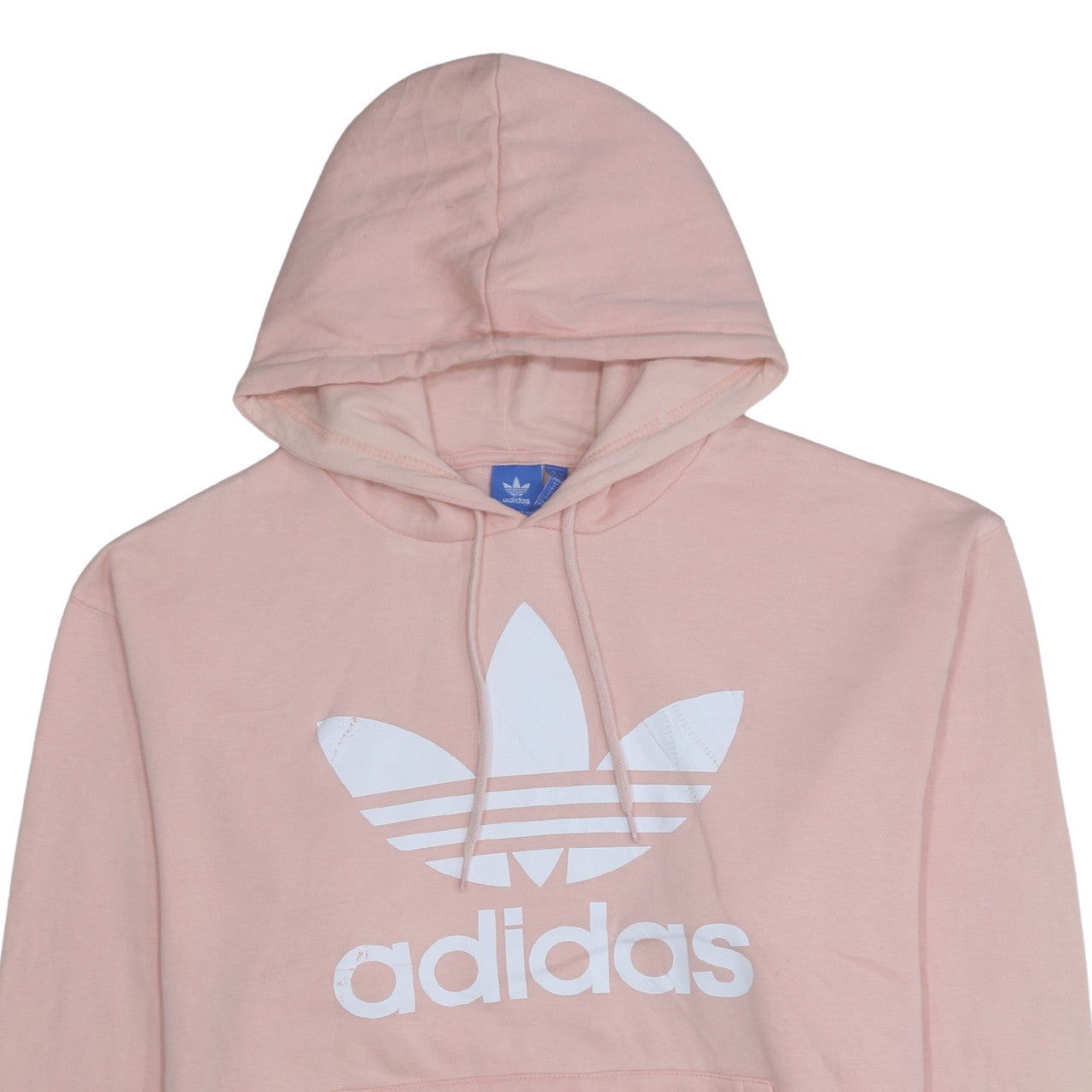 Adidas Womens Pink Pullover Hoodie XL Cotton Blend Casual