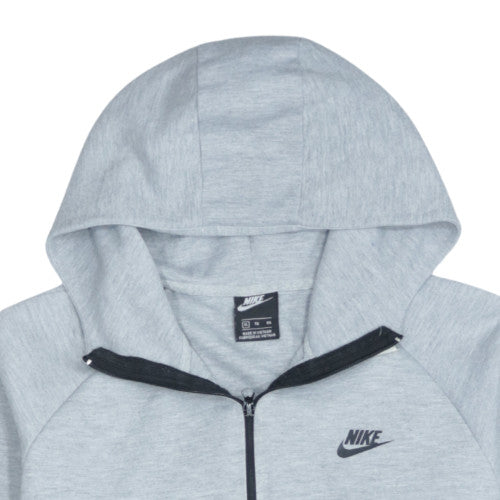 Nike Mens Grey Full Zip Hoodie XL Lightweight Sportswear