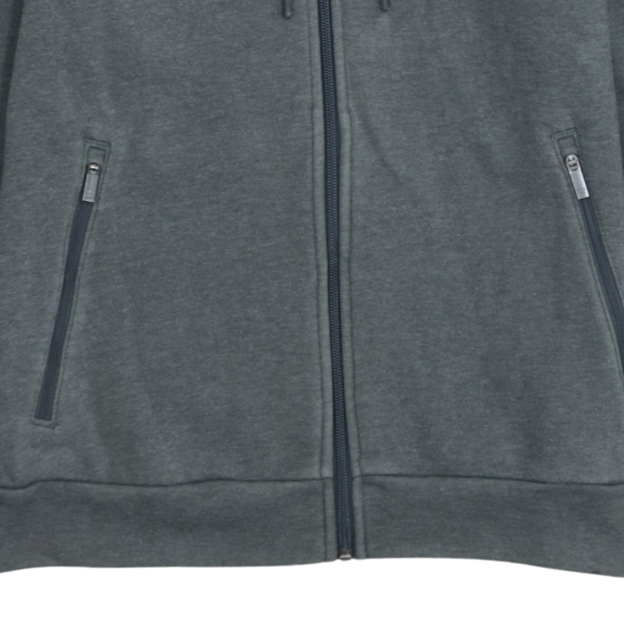 Fila Men’s Grey Full Zip Hoodie Size S Regular Fit Hooded Sweatshirt
