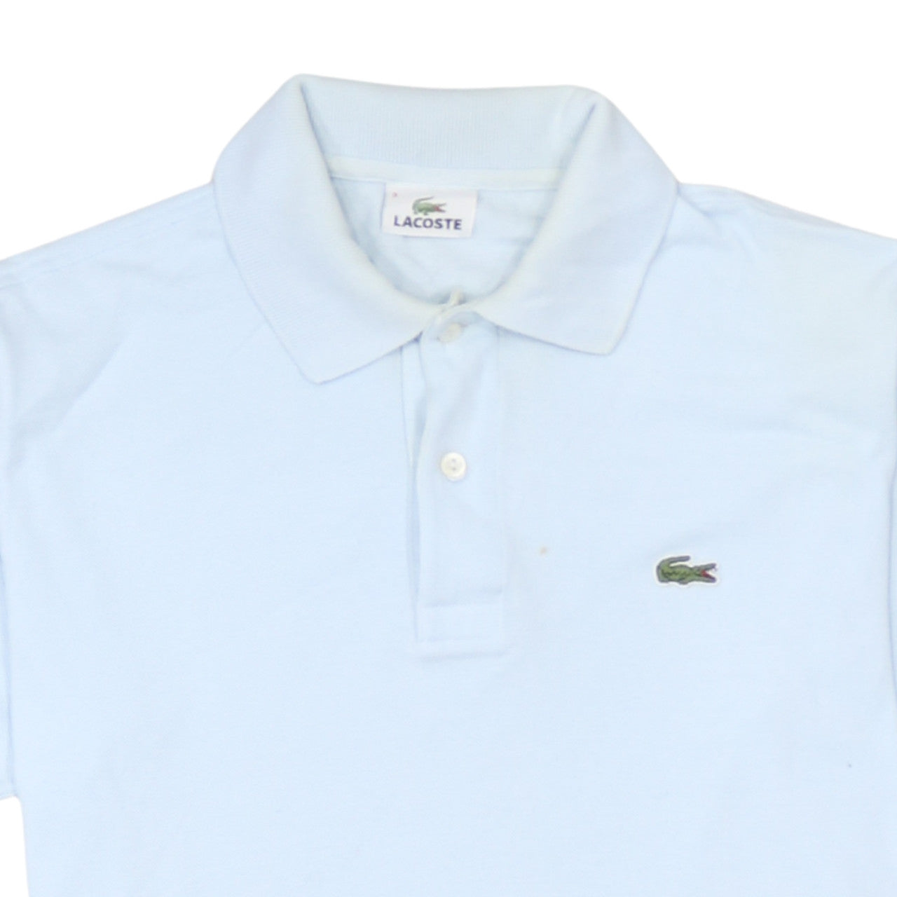 Lacoste Mens Blue Cotton Short Sleeve Polo Shirt Size S