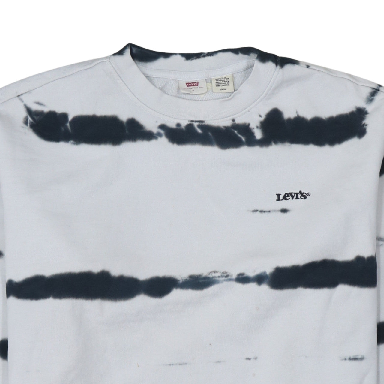 Levi's Men's Multicoloured Tie-Dye Crew Neck Sweatshirt Size S