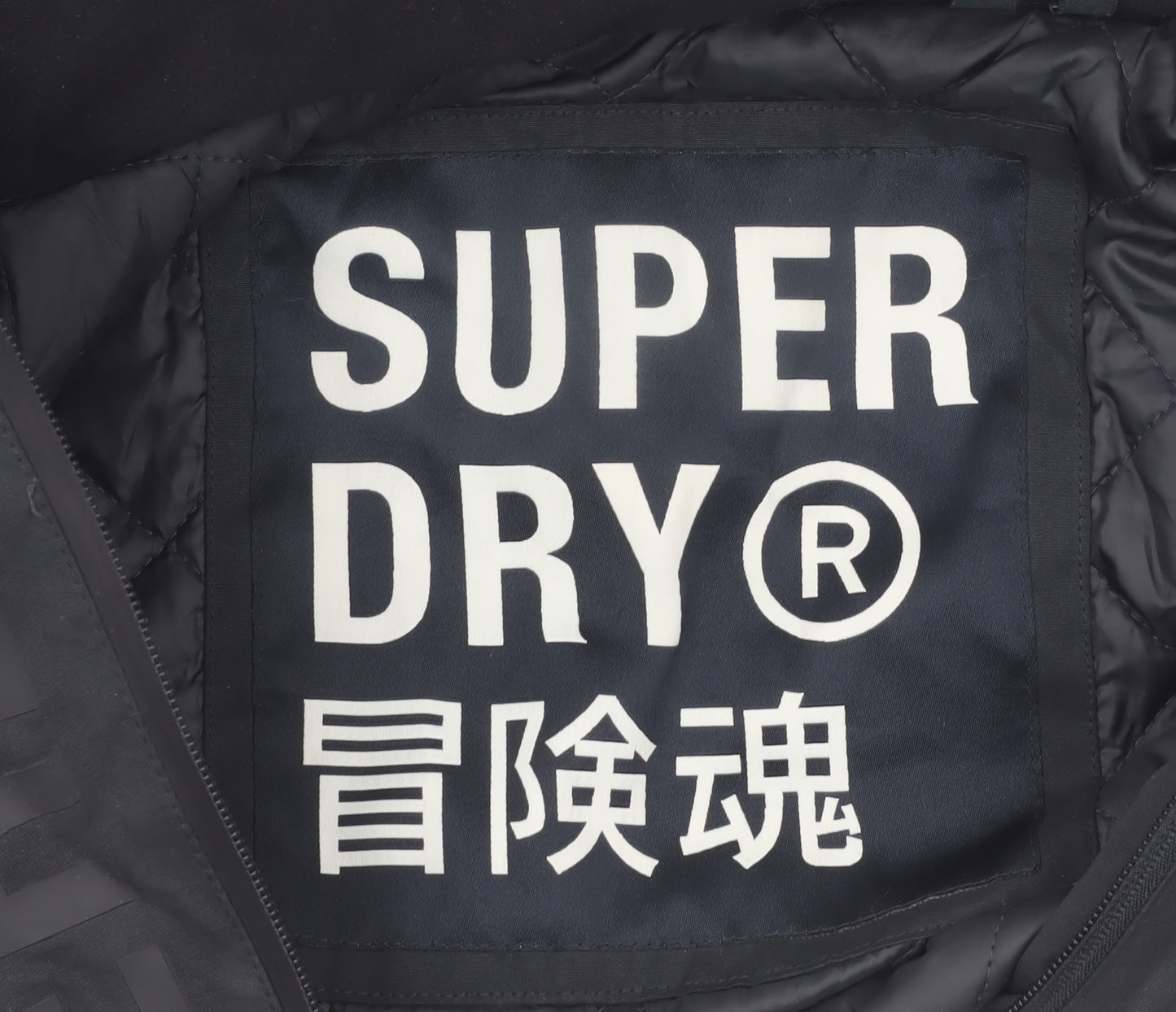 Superdry Men's Blue 2XL Hooded Lined Parka Jacket