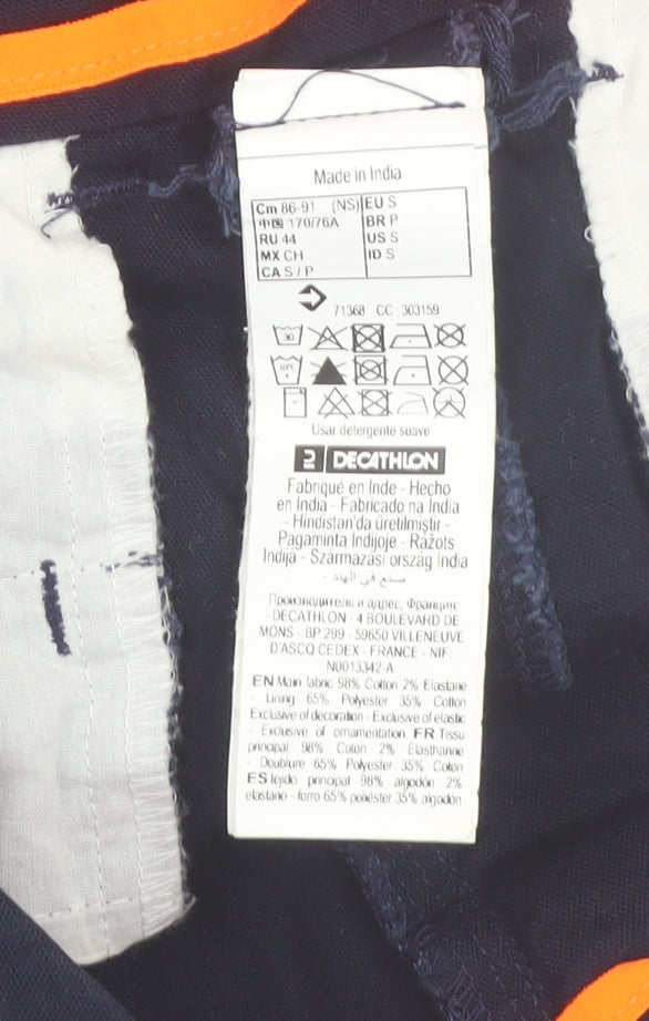 Tribord Men's Blue Cargo Shorts Size S Regular Fit