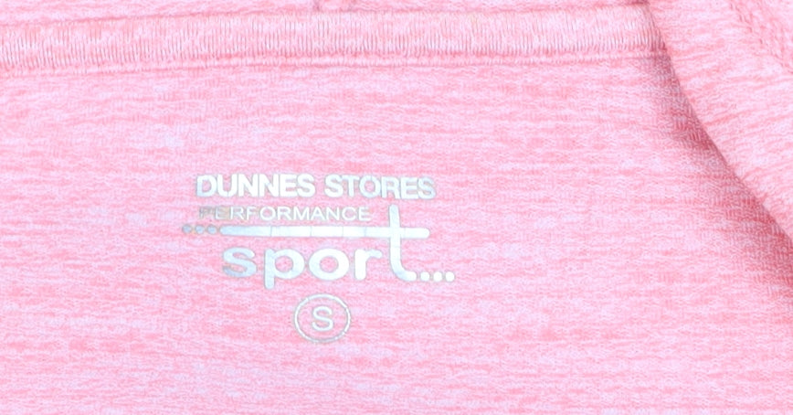 Dunnes Stores Women Pink Full Zip Hooded Sweatshirt Size S