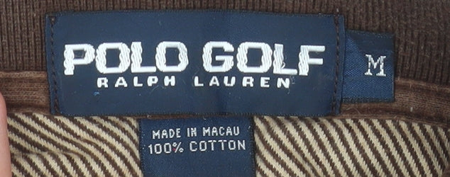 Ralph Lauren Polo Golf Men's Beige Cotton Short Sleeve Polo M