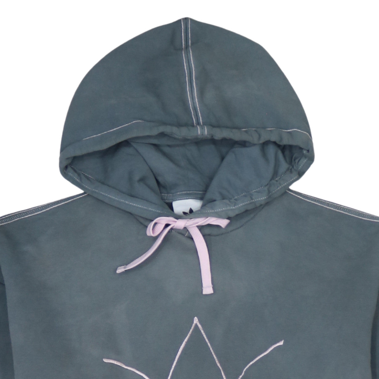 adidas Men Blue Pullover Hoodie S Embroidered Logo Sportswear