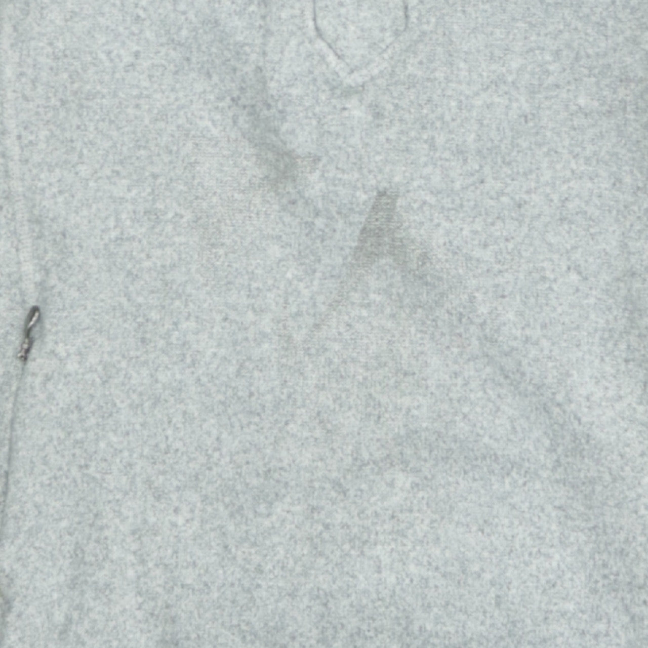 The North Face Womens Grey Button Pullover Hoodie M Fleece Lined