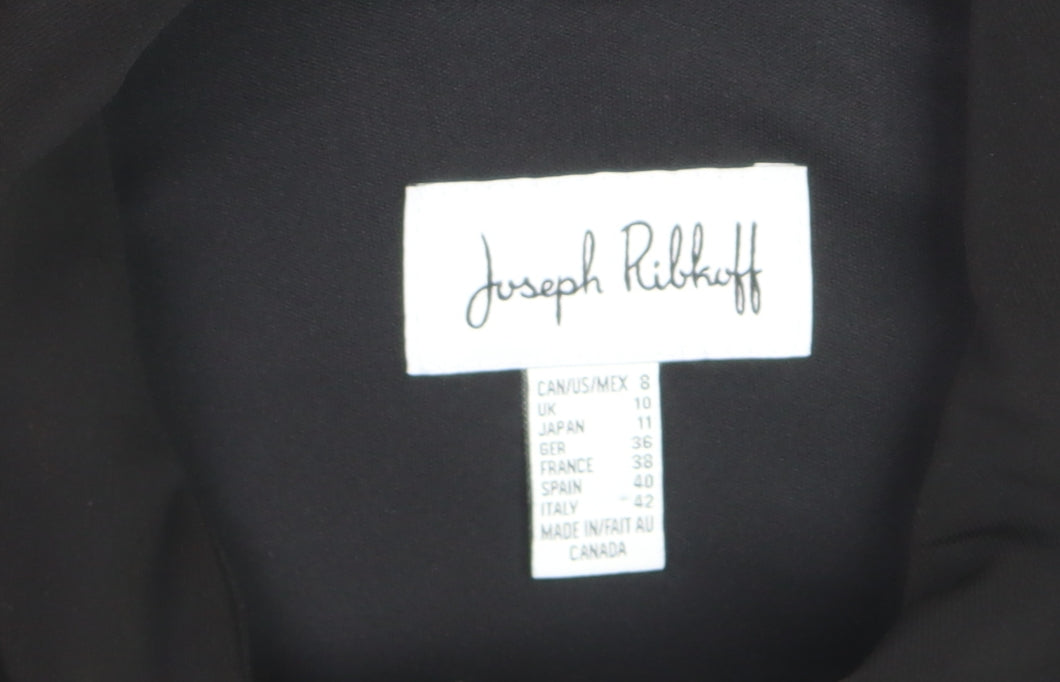 Joseph Ribkoff Women Black Size 10 Cape Jacket Mid-Length Elegant