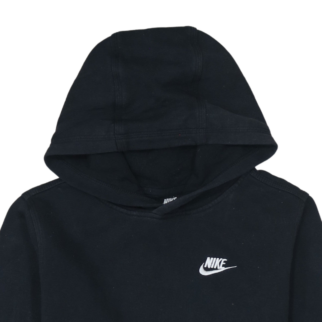 Nike Boys Black XL Pullover Hoodie Fleece Sweatshirt with Logo