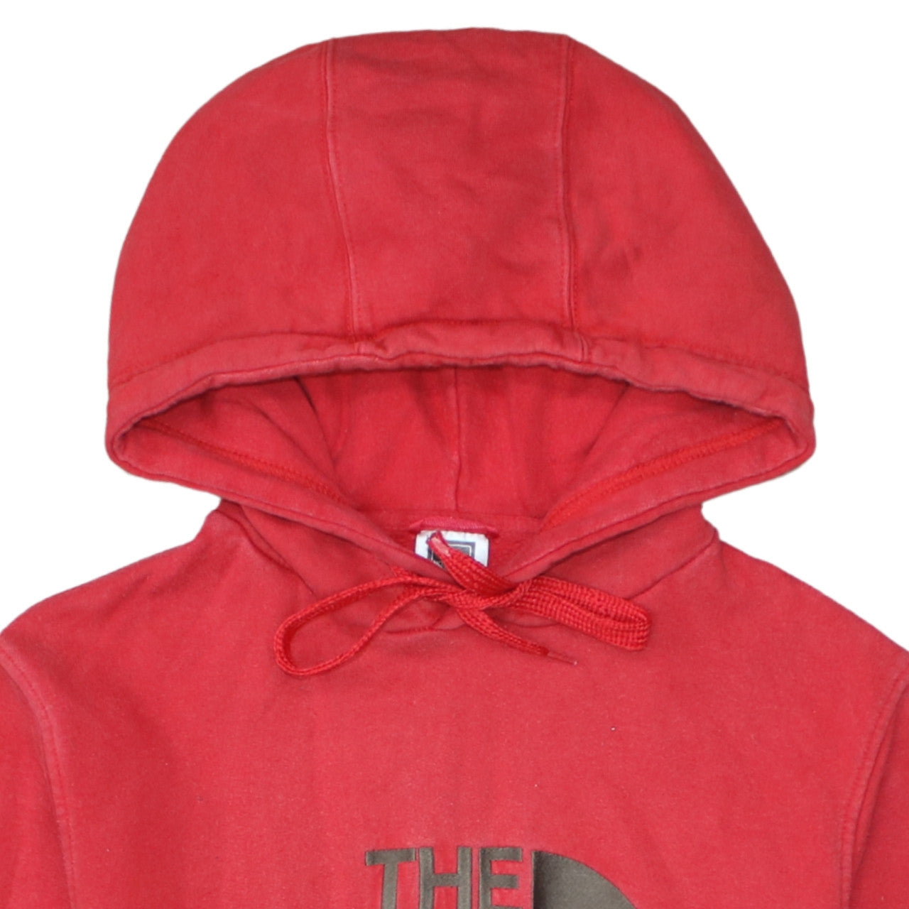 The North Face Mens Red XS Pullover Hoodie Graphic Fleece