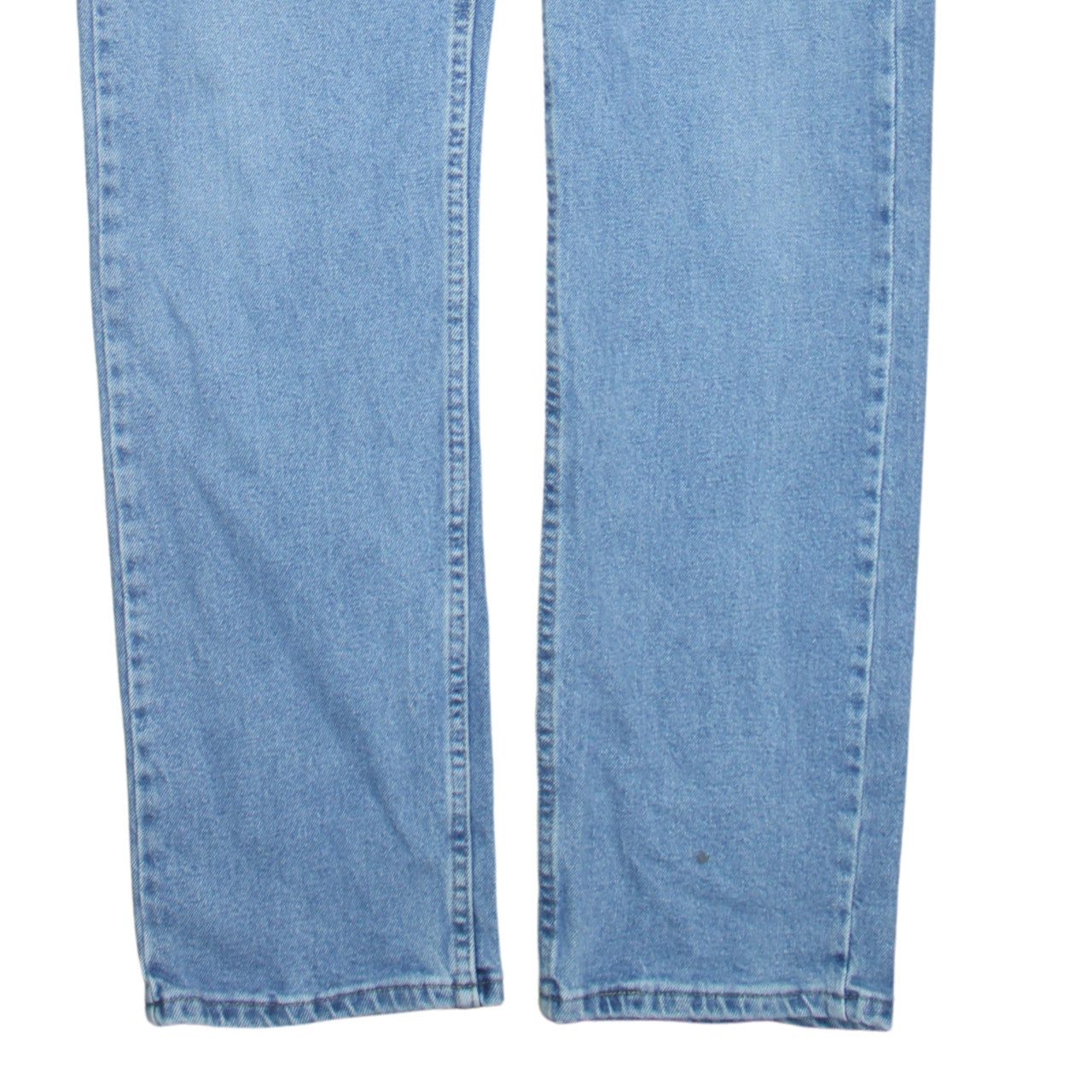 Wrangler Men's Blue 32x34 Straight Leg Light Wash Jeans