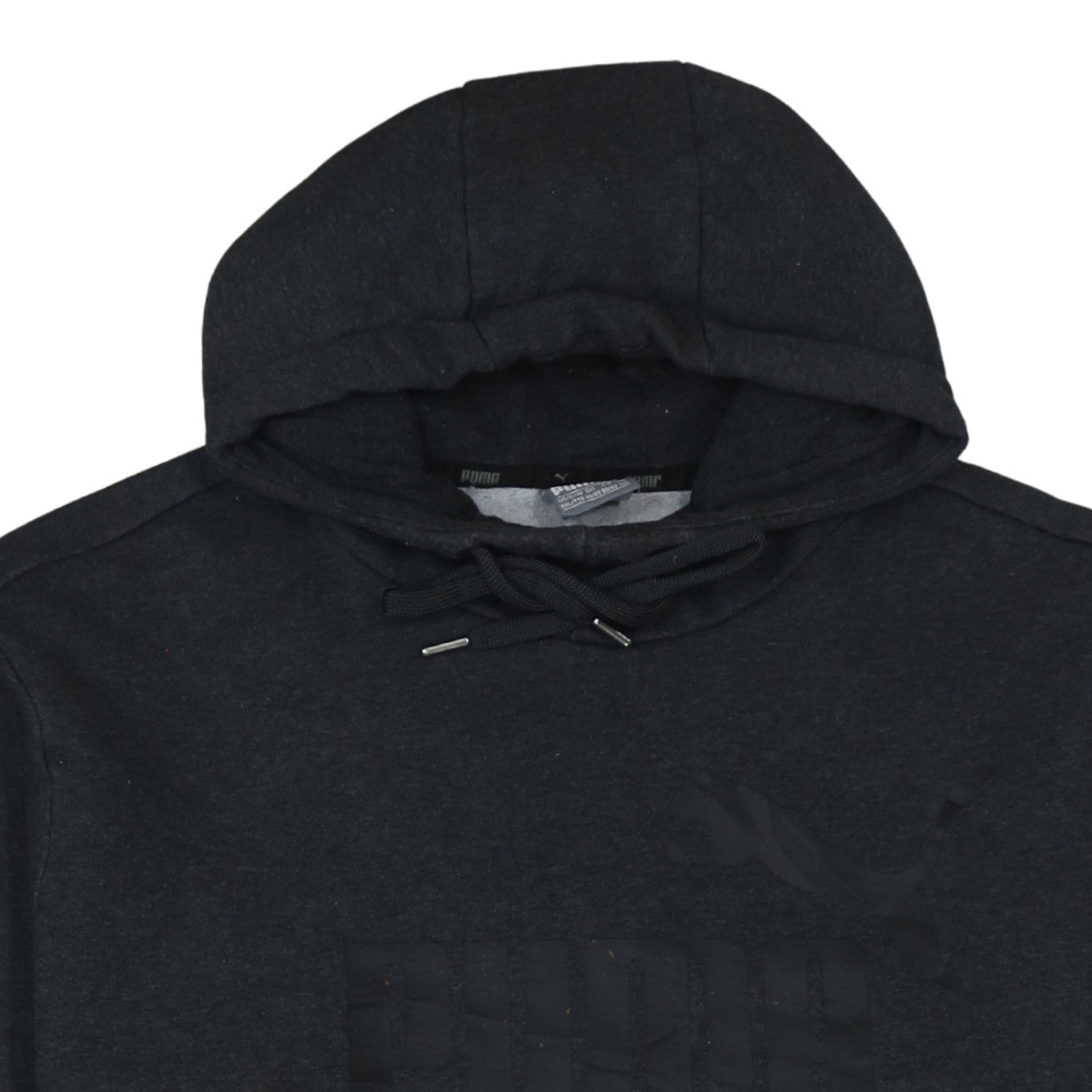 PUMA Men's Black 2XL Pullover Hoodie Fleece Sweatshirt